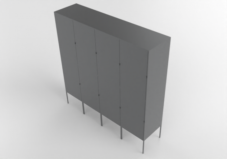 Meubles 3D - Meuble en métal - Ikea - Lixhult - ACCA...