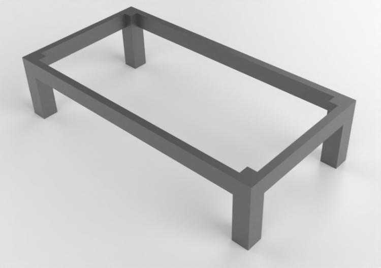 Acessórios 3D - Suporte de metal - Ikea - Kallax - ACCA...