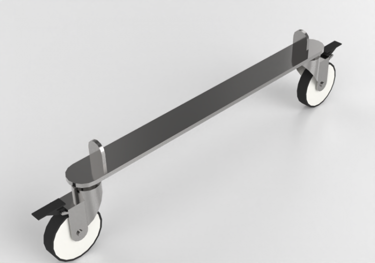 3D Zubehör - Set Rollen - Ikea - Kallax - ACCA software