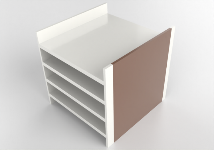 3D Zubehör - Aufbewahrungsbox lackiert - Ikea - Kallax -...