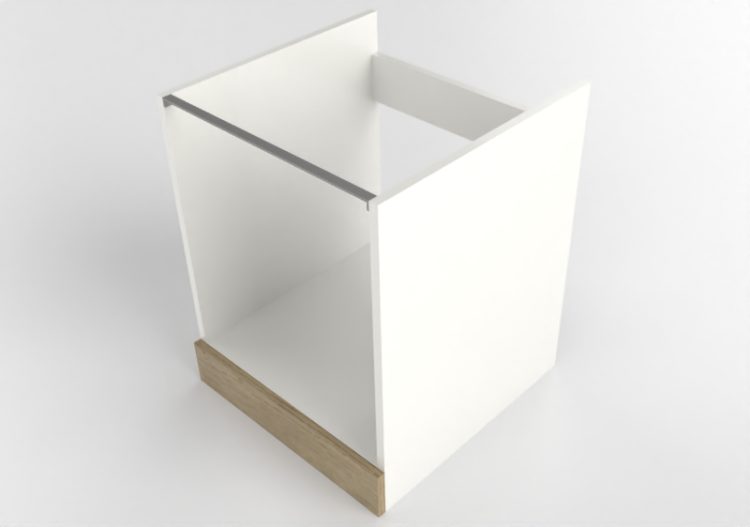 Móveis 3D - Móvel de madeira envernizada - Ikea - Enhet -...