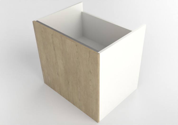 Mobili 3D - Mobile in legno laccato - Ikea - Enhet - ACCA...