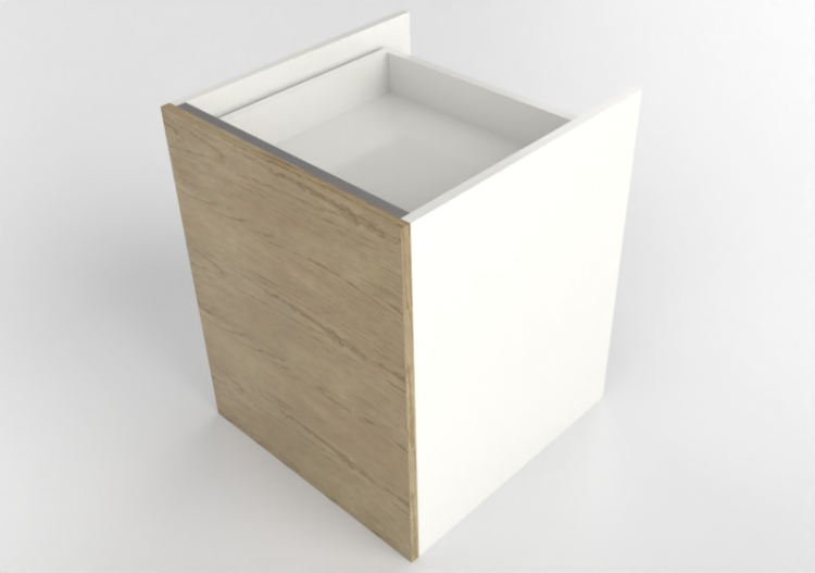 Móveis 3D - Móvel de madeira envernizada - Ikea - Enhet -...