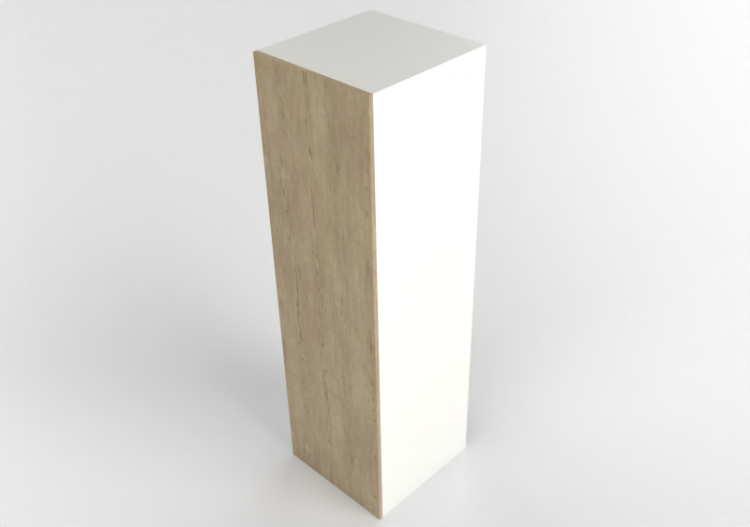 Móveis 3D - Móvel de madeira envernizada - Ikea - Enhet -...