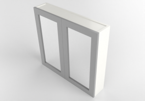 Muebles 3D - Mueble de pared con espejo - Ikea - Enhet