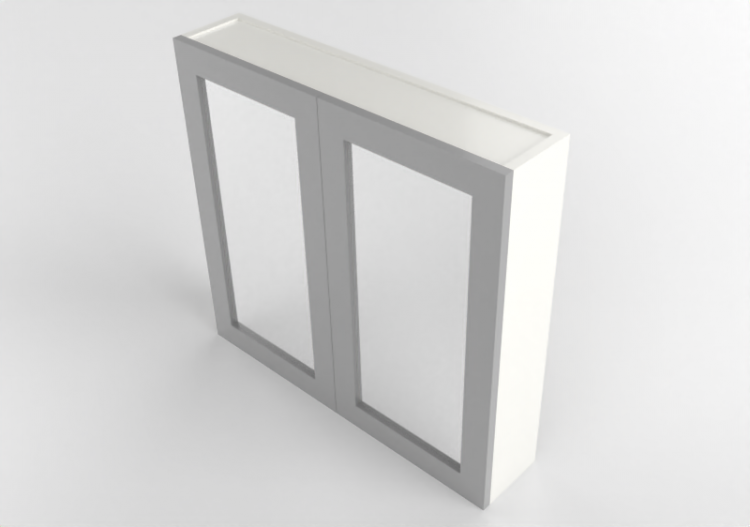 Muebles 3D - Mueble de pared con espejo - Ikea - Enhet -...