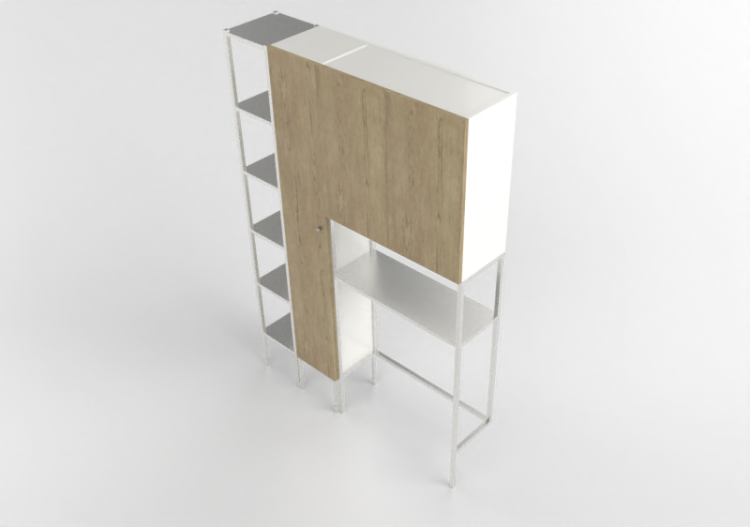 Muebles 3D - Composición para baño - Ikea - Enhet - ACCA...