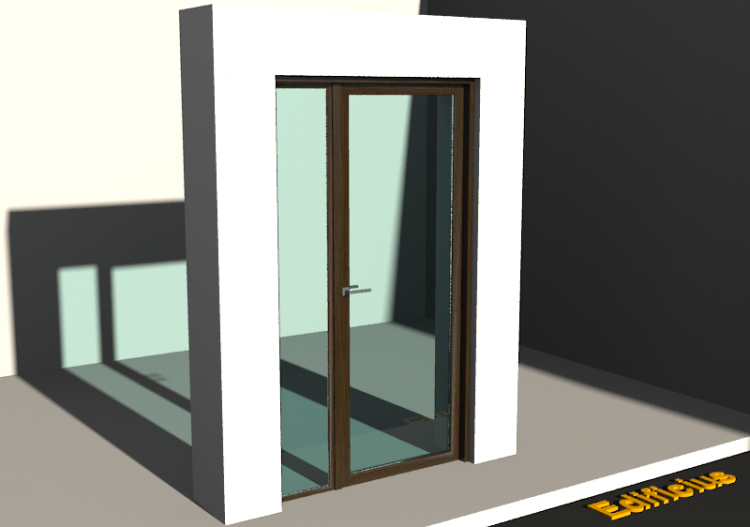 Esquadria 3D - Clássica P[R] 1FB[TV]+1BANDLAT - ACCA...