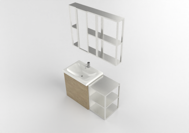 Mobili 3D - Composizione per bagno - Ikea - Enhet - ACCA...