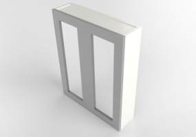 Muebles 3D - Mueble de pared con espejo - Ikea - Enhet