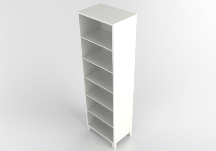 3D Book shelf - Lacquered wood bookcase - Ikea - Besta -...