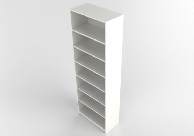 Librerie 3D - Libreria in legno laccato - Ikea - Billy -...
