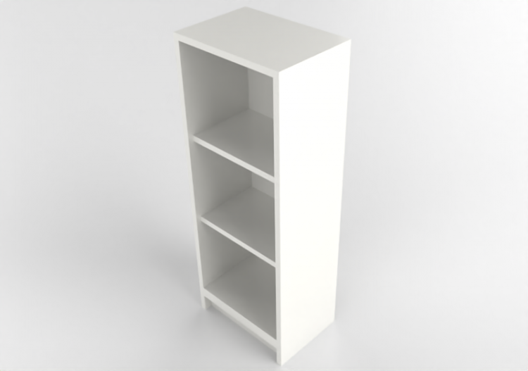 Estantes 3D - Estante de madeira envernizada - Ikea - Billy...