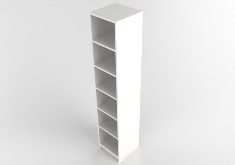 3D Book shelf - Lacquered wood bookcase - Ikea - Billy -...