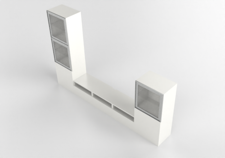Muebles 3D - Composición de muebles para TV - Ikea - Besta...