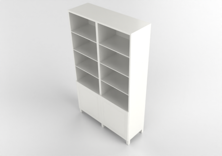 3D Furniture - Lacquered wood cabinet - Ikea - Besta - ACCA...