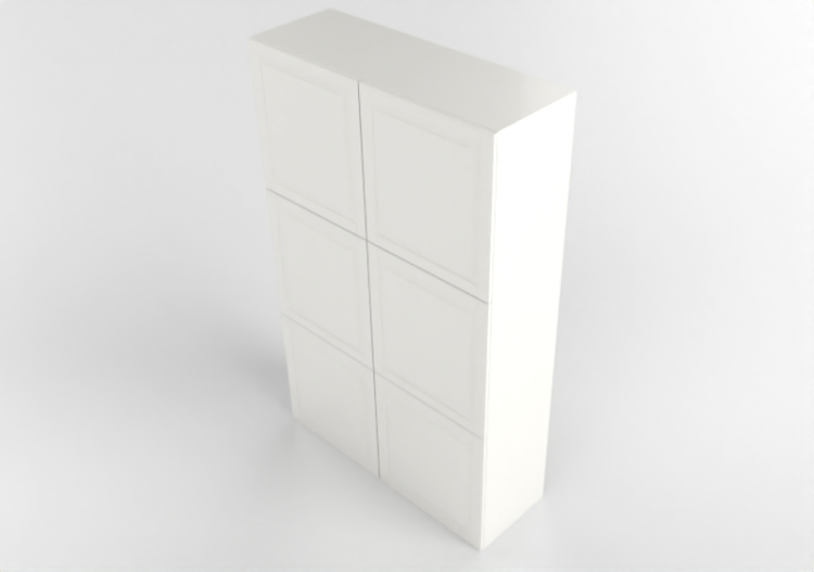 Muebles 3D - Mueble de madera lacada - Ikea - Besta - ACCA...