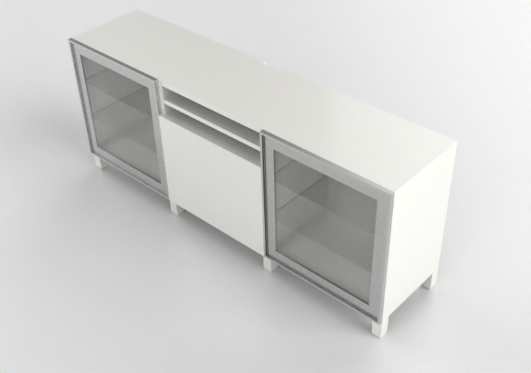 Mobili 3D - Composizione di mobili per TV - Ikea - Besta -...