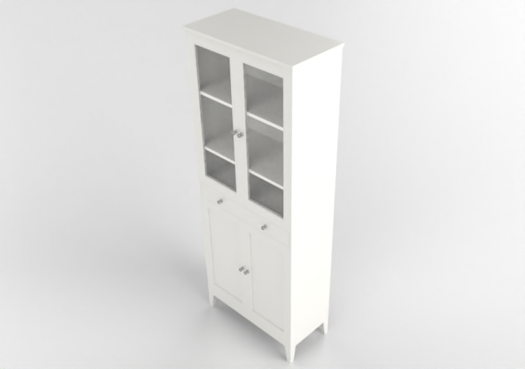 Móveis 3D - Móvel de madeira envernizada - Ikea - Idanӓs -...