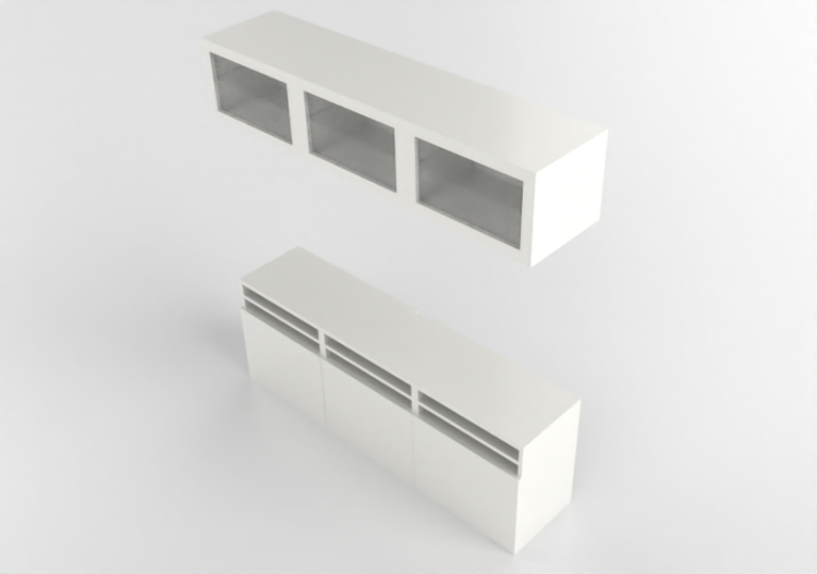 3D Furniture - Furniture Composition for TV - Ikea - Besta...