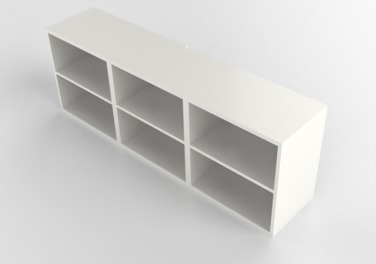 Mobili 3D - Mobile in legno laccato - Ikea - Besta - ACCA...