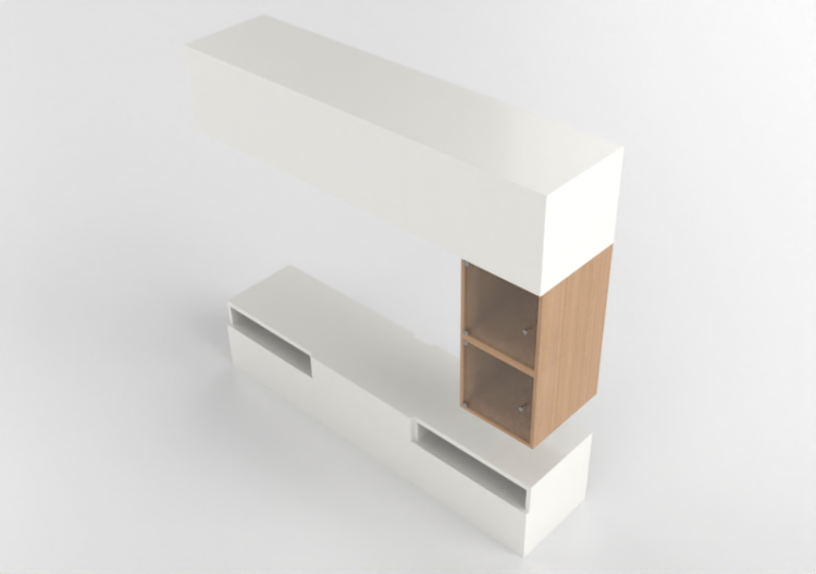 3D Furniture - Furniture Composition for TV - Ikea - Besta...