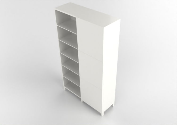 Meubles 3D - Meuble en bois laqué - Ikea - Besta - ACCA...
