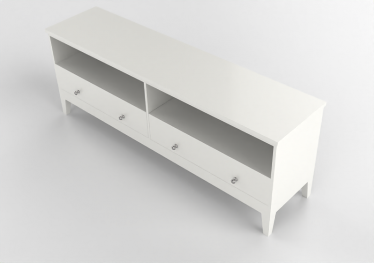 Móveis 3D - Móvel para TV de madeira envernizada - Ikea -...