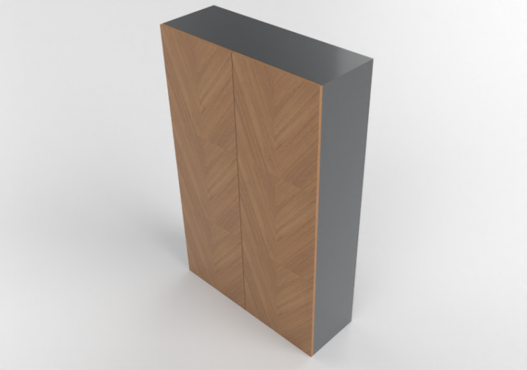 Muebles 3D - Mueble de madera lacada - Ikea - Besta - ACCA...