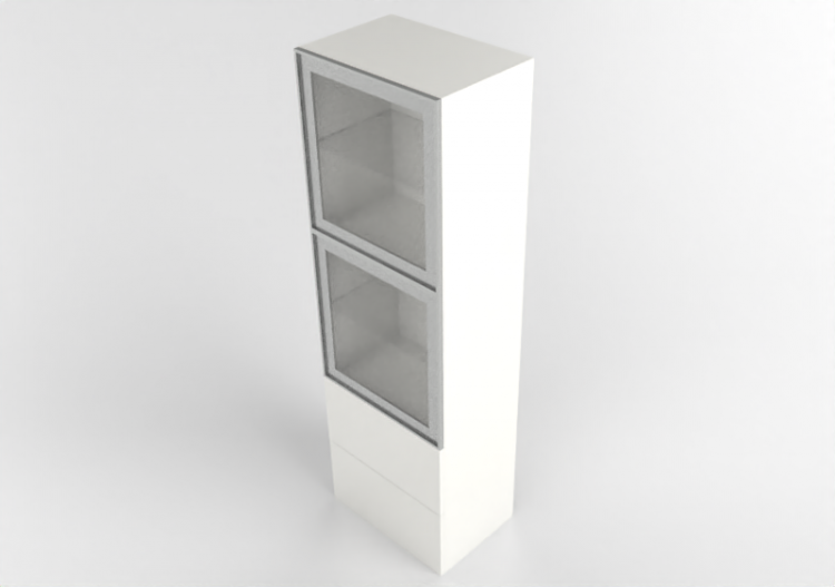 3D Furniture - Lacquered wood cabinet - Ikea - Besta - ACCA...