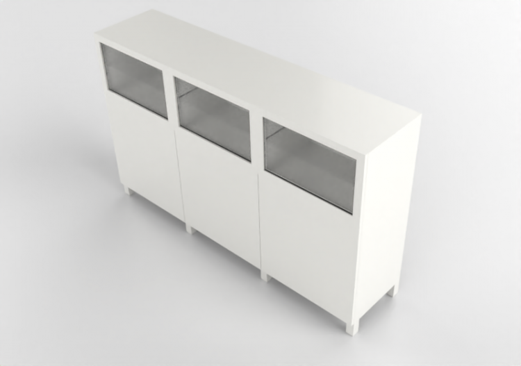 3D Furniture - Lacquered wood cabinet - Ikea - Besta - ACCA...