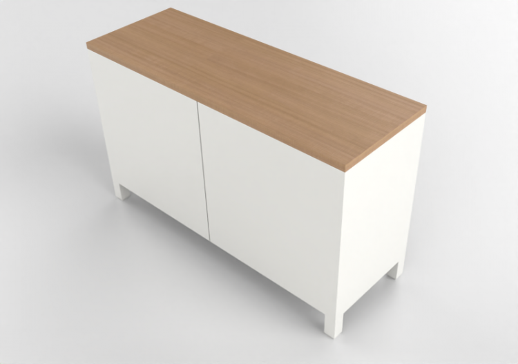 3D Furniture - Lacquered wood cabinet - Ikea - Besta - ACCA...