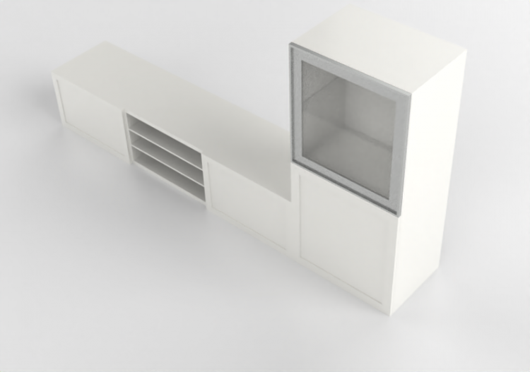 Móveis 3D - Conjunto de móveis para TV - Ikea - Besta -...