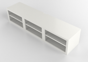 Móveis 3D - Móvel de madeira envernizada - Ikea - Besta