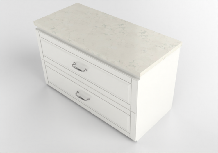 Meubles 3D - Meuble pour lavabo en bois laqué - Ikea -...