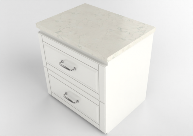 Mobili 3D - Mobile per lavabo in legno laccato - Ikea -...