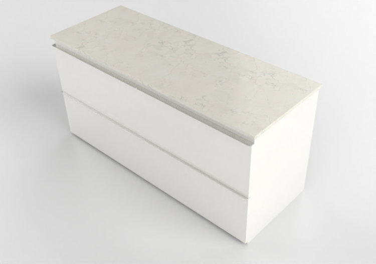 Mobili 3D - Mobile per lavabo in legno laccato - Ikea -...