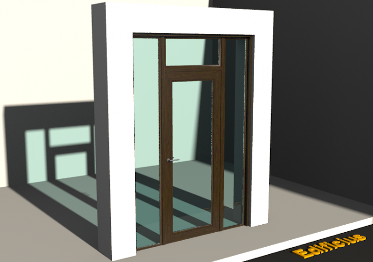 Menuiseries 3D - Classique P[R] 1VB[1V]+2FNCLC+1SPRLC -...