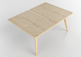 Escritorios 3D - Escritorio rectangular componible - Senator - Palio - PLB1216S