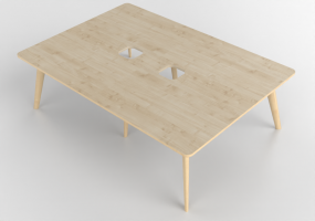 3D Schreibtische - Schreibtisch rechteckig - Senator - Palio - PLMT2416-AB