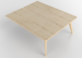 Escrivaninhas 3D - Escrivaninha retangular modular - Senator - Palio - PLB2016S