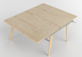Escrivaninhas 3D - Escrivaninha retangular modular - Senator - Palio - PLB1416EA