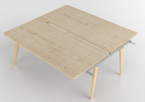 办公桌 - Modular rectangular desk - Senator - Palio - PLB1816EA