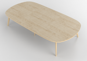 Escritorios 3D - Escritorio rectangular - Senator - Palio - PLBMT3618