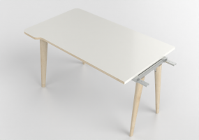 Bureaux 3D - Bureau rectangulaire modulaire - Senator - Palio - PL1408EA