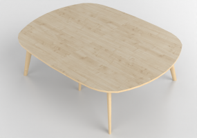 Bureaux 3D - Bureau rectangulaire - Senator - Palio - PLBMT2418
