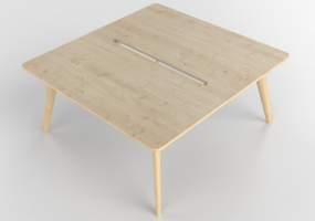 3D Desks - Square Desk - Senator - Palio - PLB1616