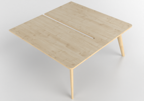 3D Schreibtische - Schreibtisch quadratisch modular - Senator - Palio - PLB1616S