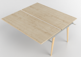 Escrivaninhas 3D - Escrivaninha retangular modular - Senator - Palio - PLB1816MA