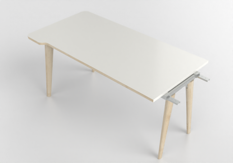 Escritorios 3D - Escritorio rectangular componible -...